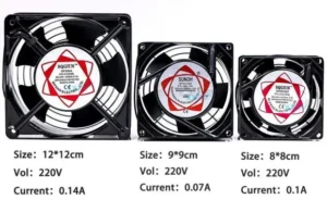 Thông số kỹ thuật quạt sấy máy in